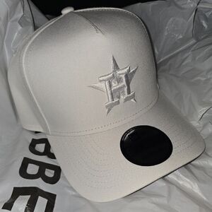 White Embroidered Cap